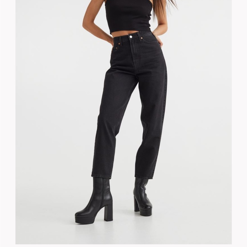 Black Mom Jeans